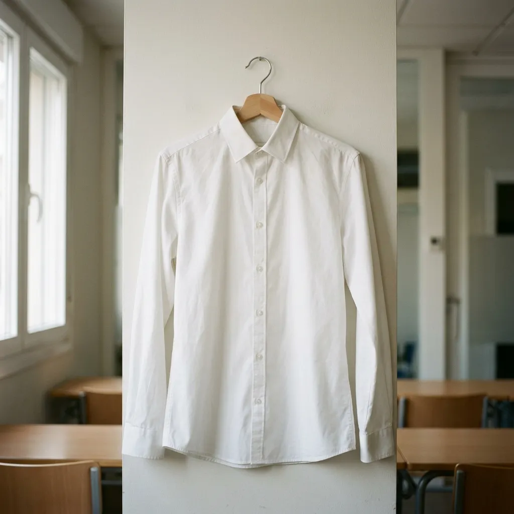 ¿Esta camisa es blanca?